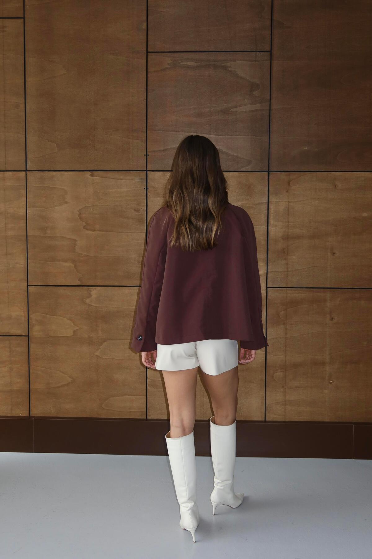 Dik Yaka Oversize Trençkot
