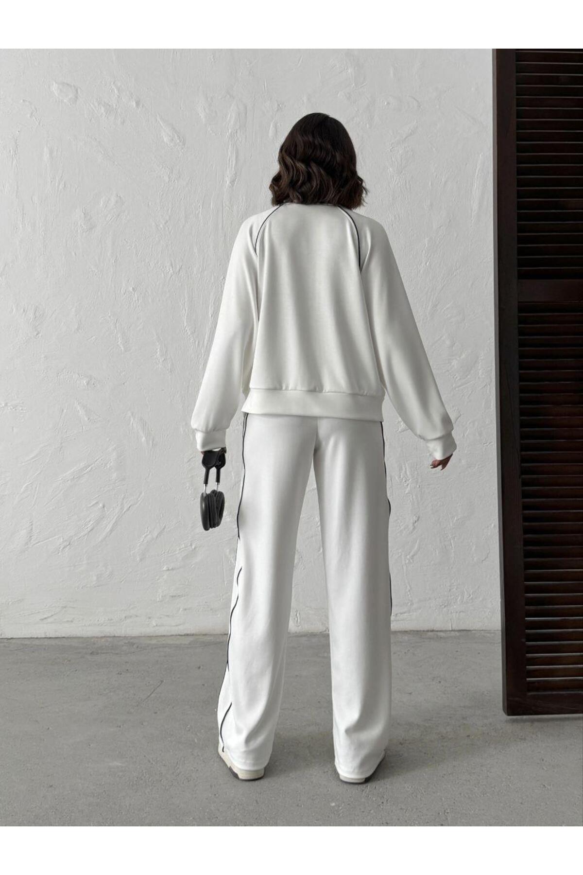 Modal Kumaş Fermuarlı Eşofman Takımı