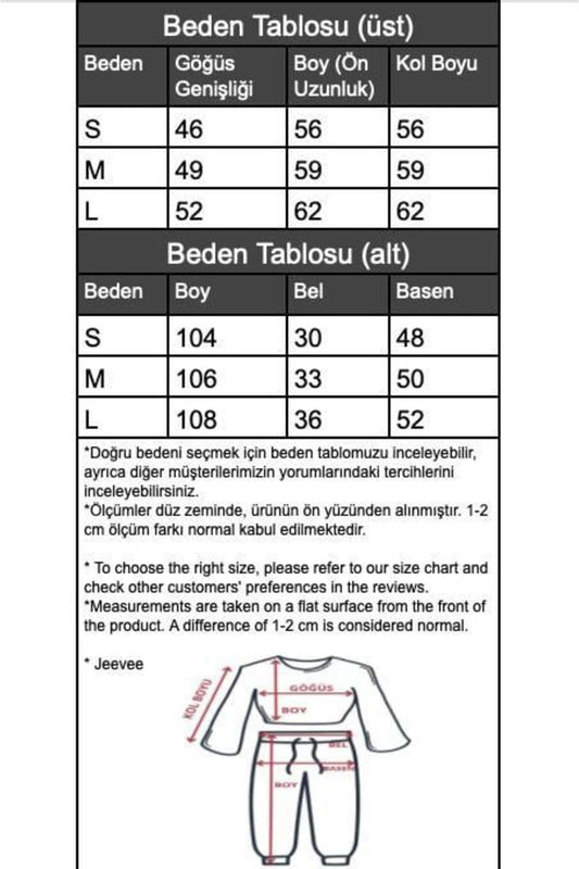 Modal Kumaş Fermuarlı Eşofman Takımı