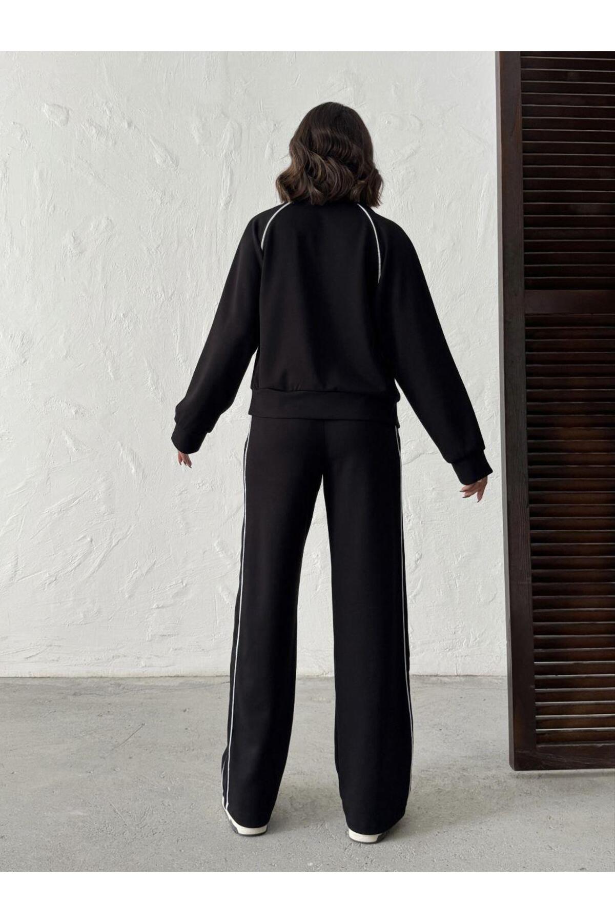 Modal Kumaş Fermuarlı Eşofman Takımı